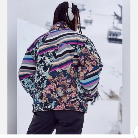 NWT FP Movement Women's Bunny Slope Printed Puffer Jacket - Picture 2 of 10